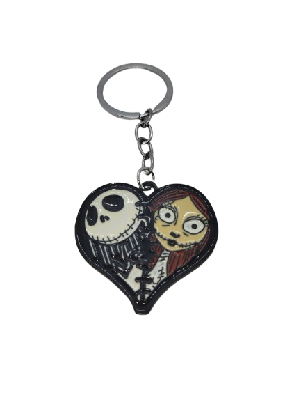 Llavero Corazón Jack y Sally