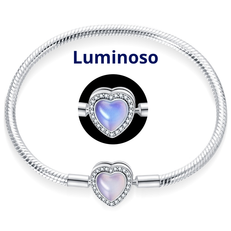 Pulsera Corazón Luminoso – Base para charms