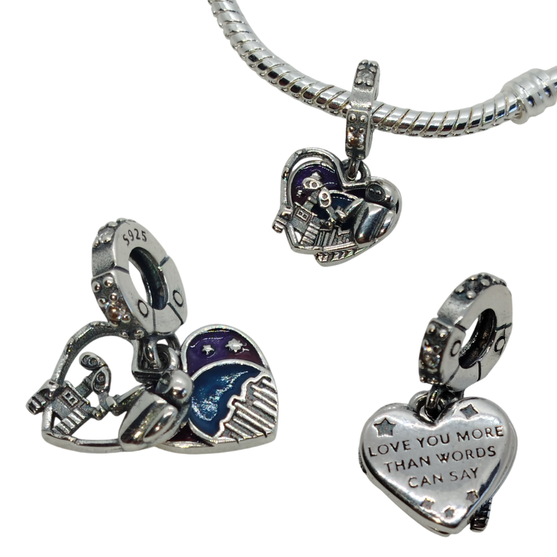 Charm Colgante Wall-E y Eva – Disney Pixar