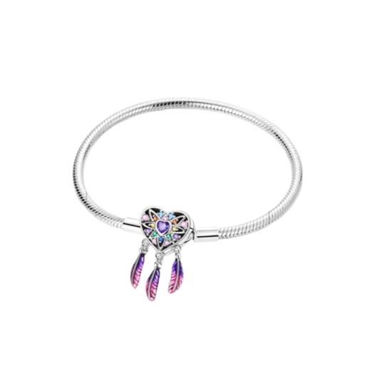 Pulsera Corazón Cósmico – Base para Charms