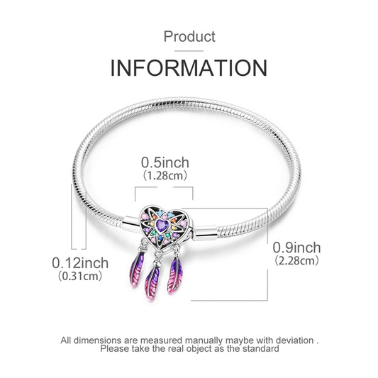 Pulsera Corazón Cósmico – Base para Charms