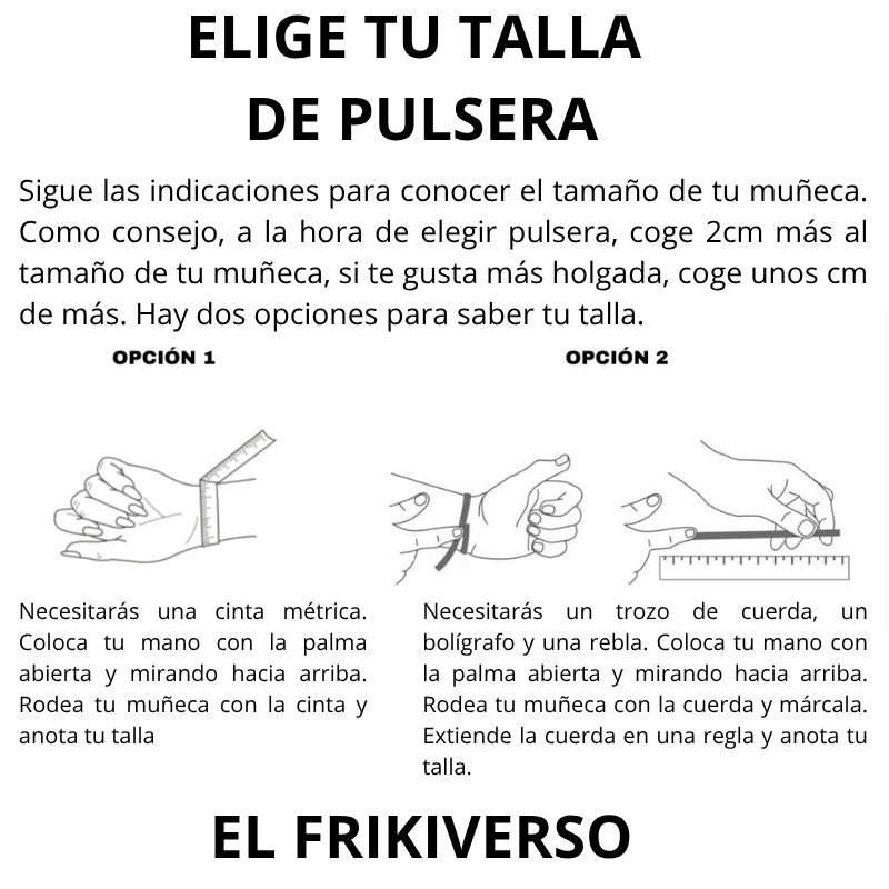 Pulsera Misterio Frikiverso (3 charms)