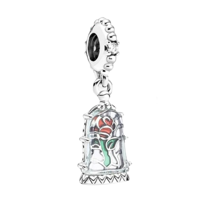 Charm Rosa Encantada – La Bella y la Bestia