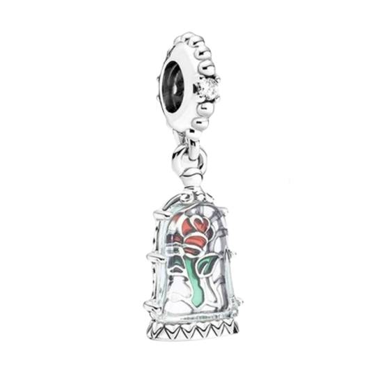 Charm Rosa Encantada – La Bella y la Bestia