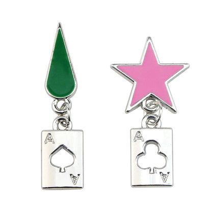 Pendientes Asimétricos Hisoka – Hunter x Hunter