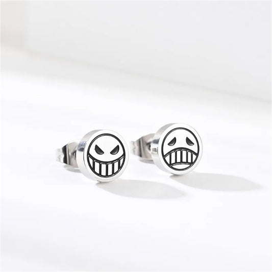 Pendientes Asimétricos Ace – Sonrisa & Tristeza