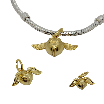 Charm Colgante Snitch Dorada - Harry Potter