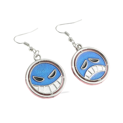 Pendientes One Piece – Estilo Ace Puño de Fuego