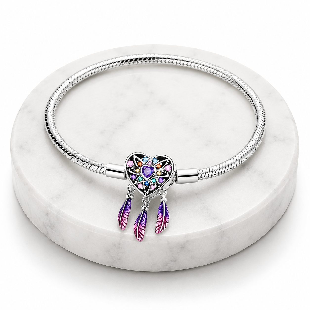 Pulsera Corazón – Base para Charms