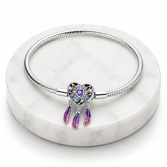Pulsera Corazón – Base para Charms