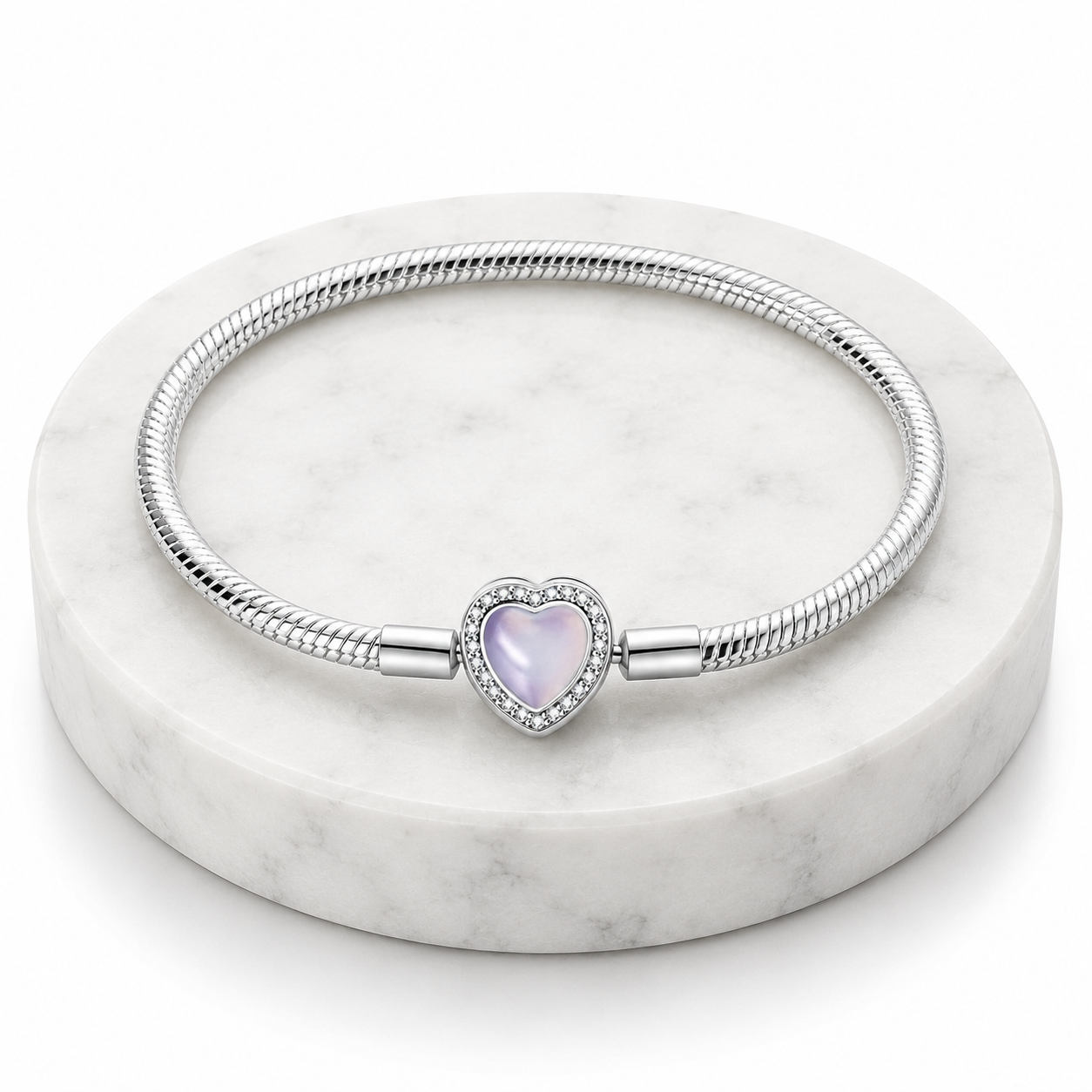 Pulsera Corazón Luminoso – Base para charms
