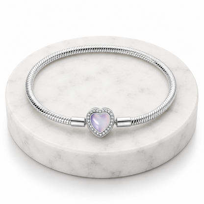 Pulsera Corazón Luminoso – Base para charms