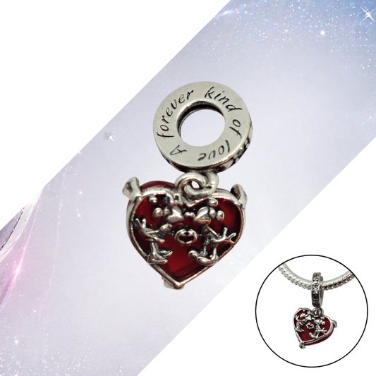 Charm Corazón de Mickey y Minnie - Disney Love