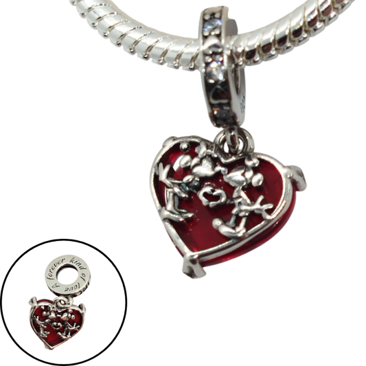 Charm Disney Love - Corazón de Mickey y Minnie