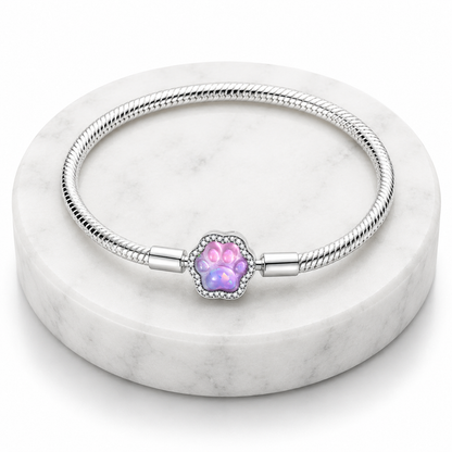 Pulsera Huella de Mascota Luminosa – Base para charms