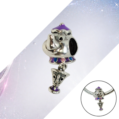 Charm Sra. Potts y Chip - La Bella y la Bestia