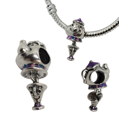 Charm Sra. Potts y Chip - La Bella y la Bestia