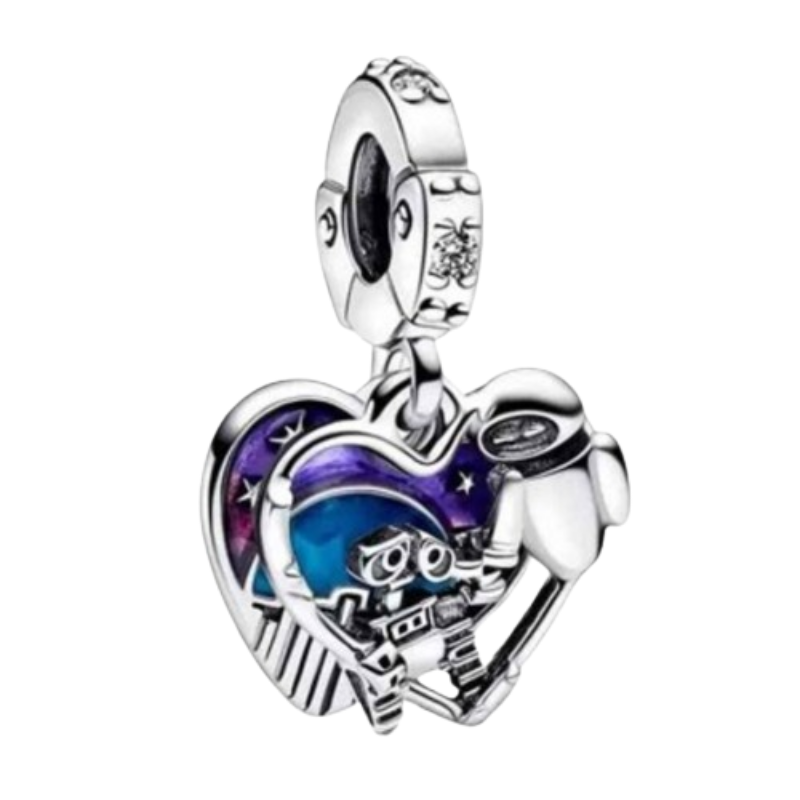 Charm Colgante Wall-E y Eva – Disney Pixar